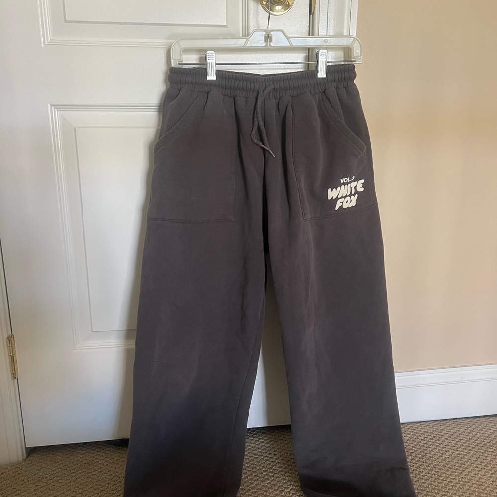 White Fox Boutique Charcoal Joggers